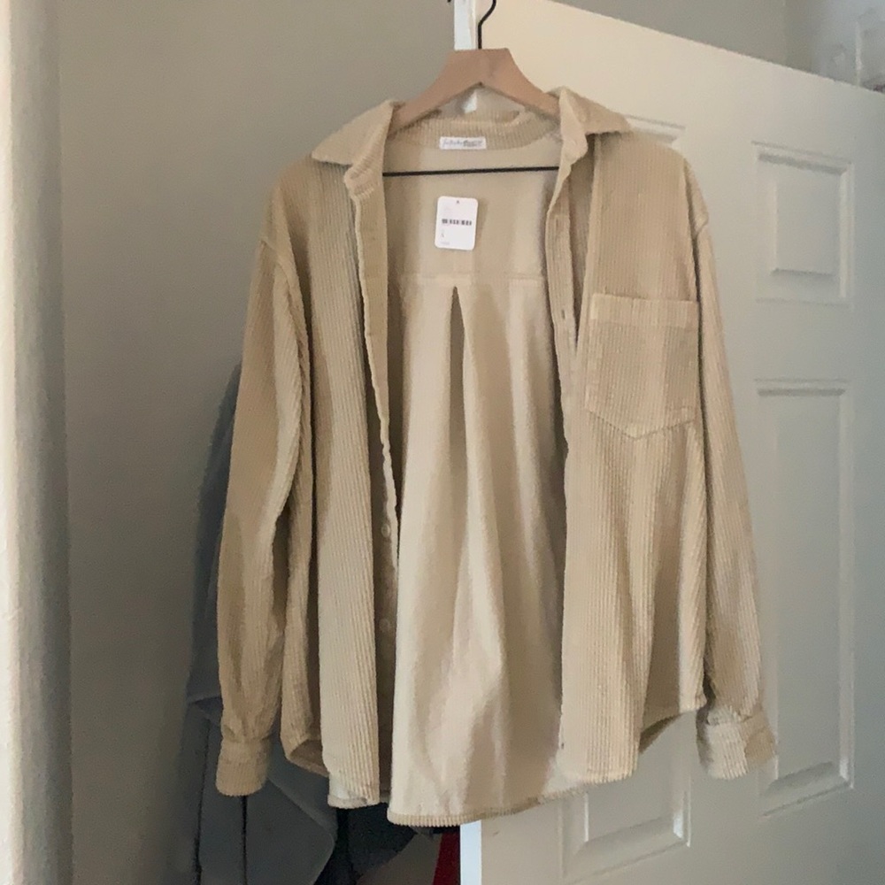 Free people corduroy shirt NWT